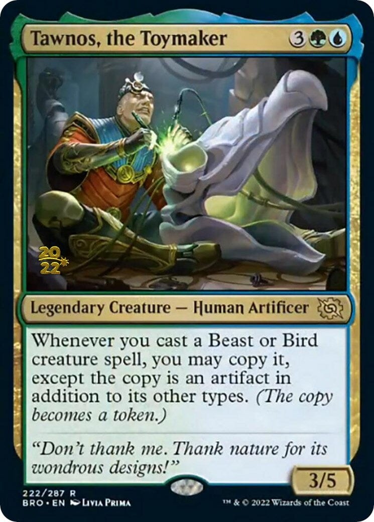 Tawnos, the Toymaker [The Brothers' War: Prerelease Promos] MTG Single Magic: The Gathering  | Multizone: Comics And Games