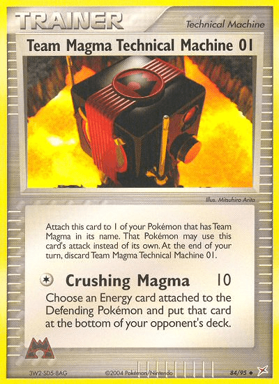 Team Magma Technical Machine 01 (84/95) [EX: Team Magma vs Team Aqua] Pokemon Single Pokémon  | Multizone: Comics And Games