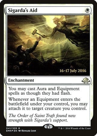 Sigarda's Aid [Eldritch Moon Promos] MTG Single Magic: The Gathering  | Multizone: Comics And Games