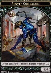 Proven Combatant // Cat Double-sided Token [Hour of Devastation Tokens] MTG Single Magic: The Gathering  | Multizone: Comics And Games