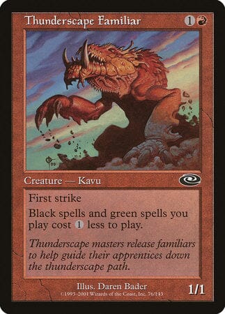 Thunderscape Familiar [Planeshift] MTG Single Magic: The Gathering  | Multizone: Comics And Games