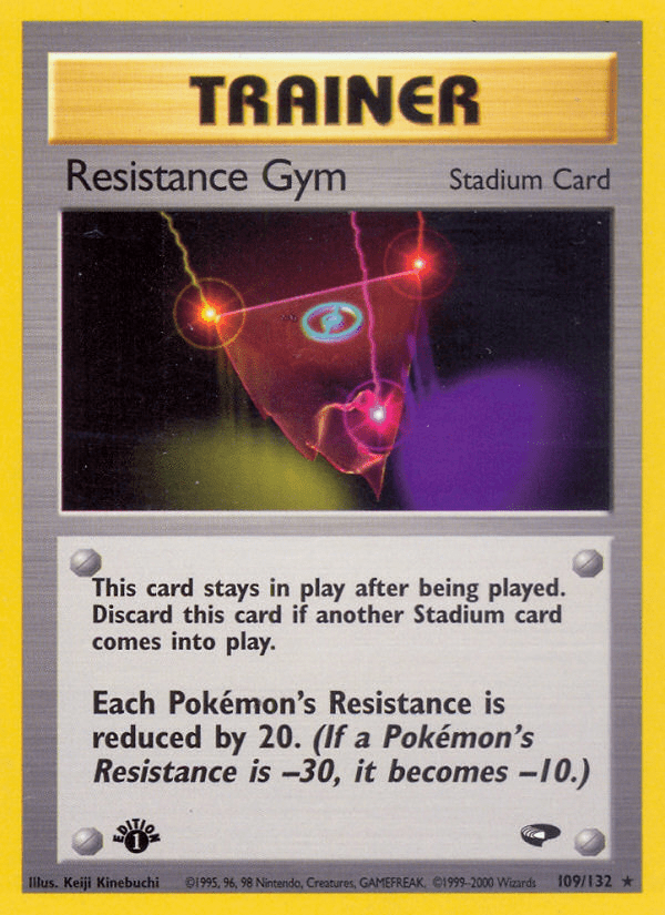 Resistance Gym (109/132) [Gym Challenge 1st Edition] Pokemon Single Pokémon  | Multizone: Comics And Games