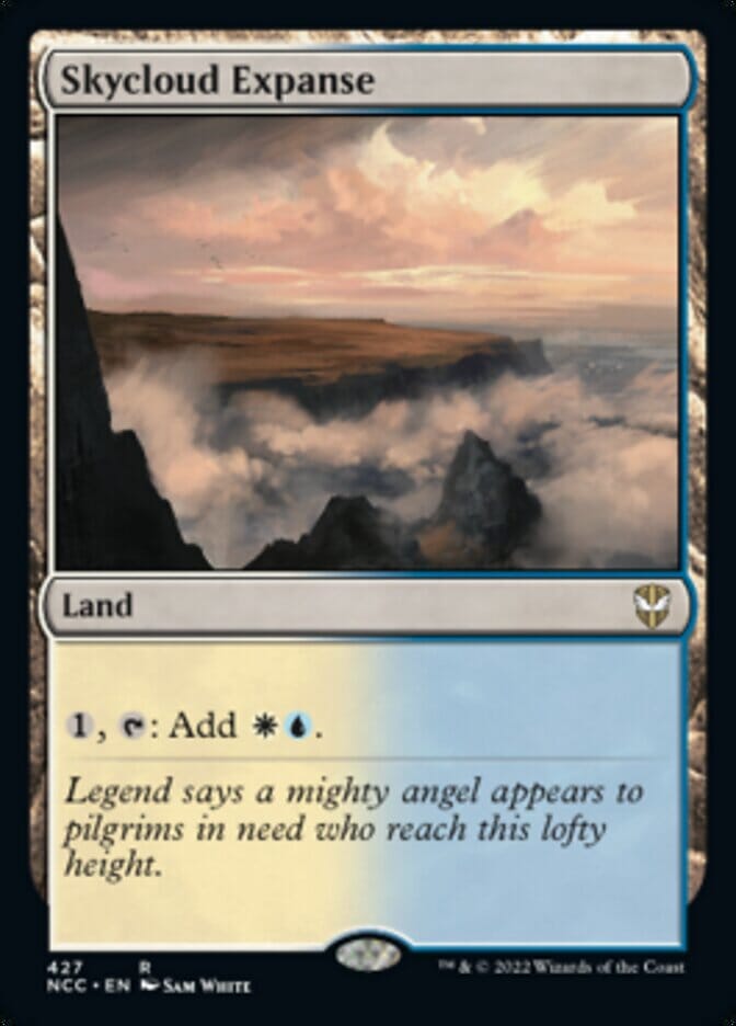 Skycloud Expanse [Streets of New Capenna Commander] MTG Single Magic: The Gathering  | Multizone: Comics And Games