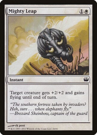 Mighty Leap [Duel Decks: Knights vs. Dragons] MTG Single Magic: The Gathering  | Multizone: Comics And Games