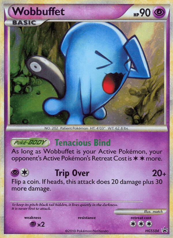 Wobbuffet (HGSS04) [HeartGold & SoulSilver: Black Star Promos] Pokemon Single Pokémon  | Multizone: Comics And Games
