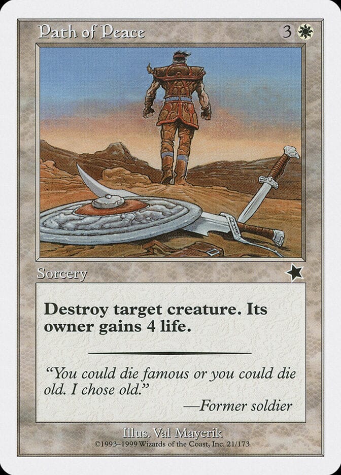Path of Peace [Starter 1999] MTG Single Magic: The Gathering  | Multizone: Comics And Games