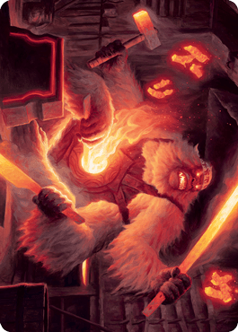 Kami of Industry Art Card [Kamigawa: Neon Dynasty Art Series] MTG Single Magic: The Gathering  | Multizone: Comics And Games