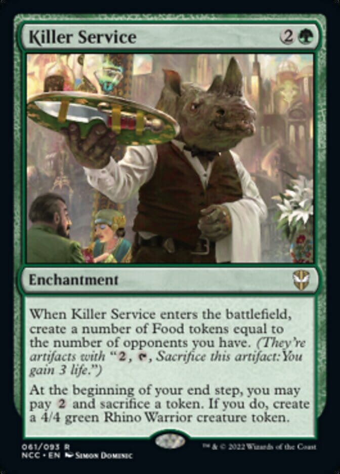Killer Service [Streets of New Capenna Commander] MTG Single Magic: The Gathering  | Multizone: Comics And Games