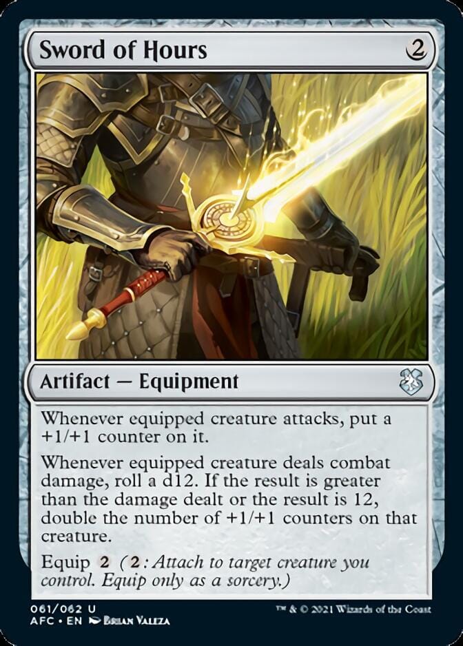 Sword of Hours [Dungeons & Dragons: Adventures in the Forgotten Realms Commander] MTG Single Magic: The Gathering  | Multizone: Comics And Games