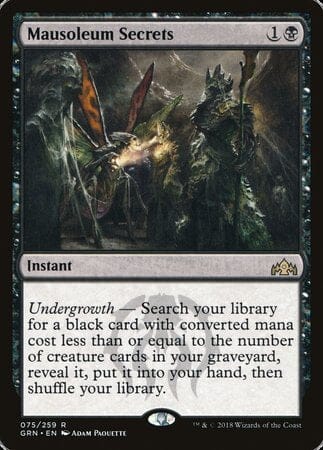 Mausoleum Secrets [Guilds of Ravnica] MTG Single Magic: The Gathering  | Multizone: Comics And Games