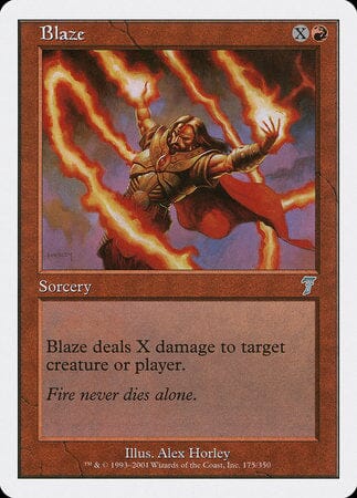 Blaze [Seventh Edition] MTG Single Magic: The Gathering  | Multizone: Comics And Games