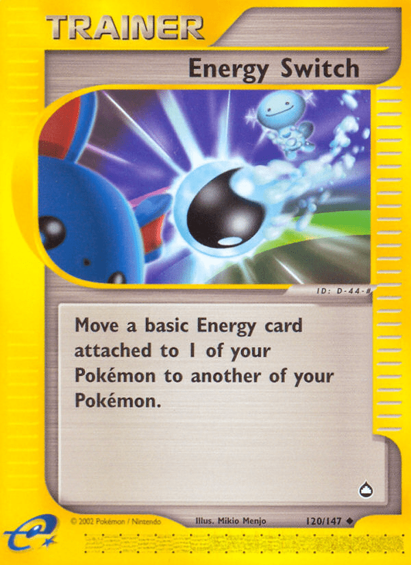 Energy Switch (120/147) [Aquapolis] Pokemon Single Pokémon  | Multizone: Comics And Games