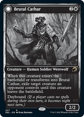 Brutal Cathar // Moonrage Brute [Innistrad: Double Feature] MTG Single Magic: The Gathering  | Multizone: Comics And Games