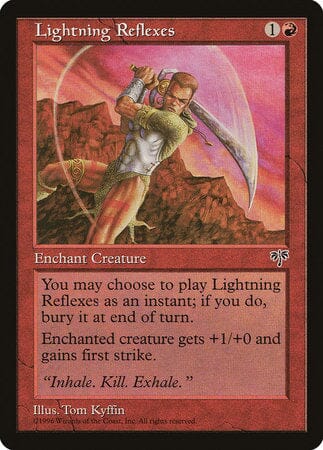 Lightning Reflexes [Mirage] MTG Single Magic: The Gathering  | Multizone: Comics And Games