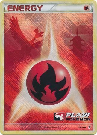 Fire Energy (89/95) (Play Pokemon Promo) [HeartGold & SoulSilver: Call of Legends] Pokemon Single Pokémon  | Multizone: Comics And Games