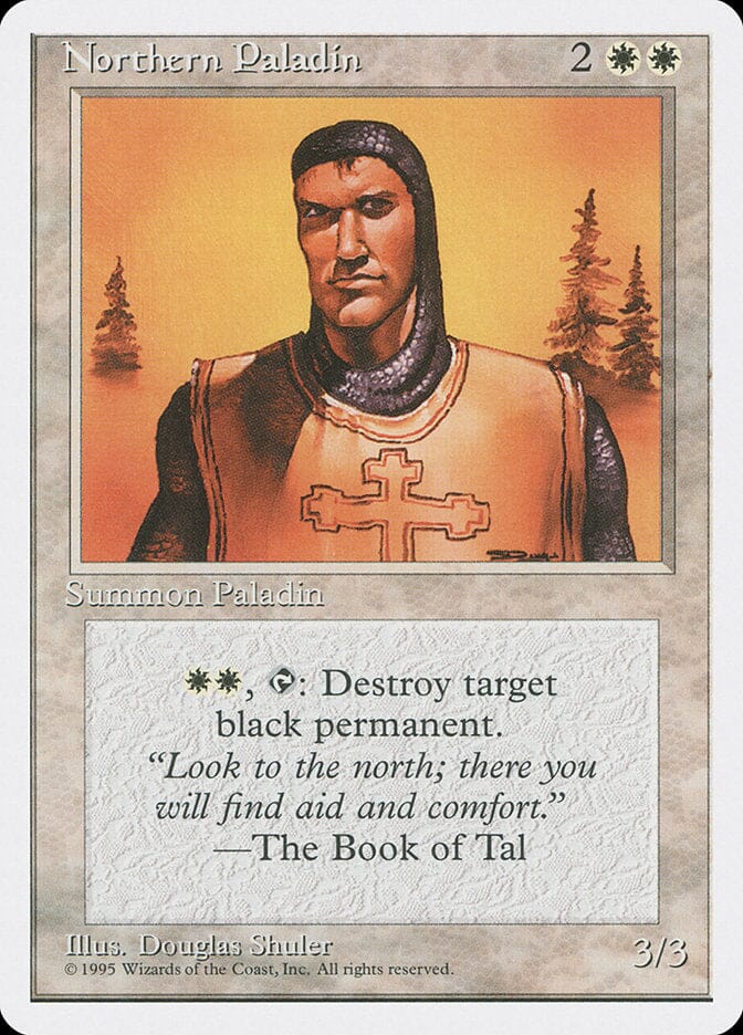 Northern Paladin [Fourth Edition] MTG Single Magic: The Gathering  | Multizone: Comics And Games