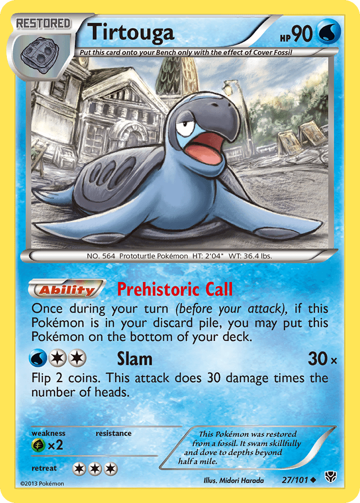Tirtouga (27/101) [Black & White: Plasma Blast] Pokemon Single Pokémon  | Multizone: Comics And Games