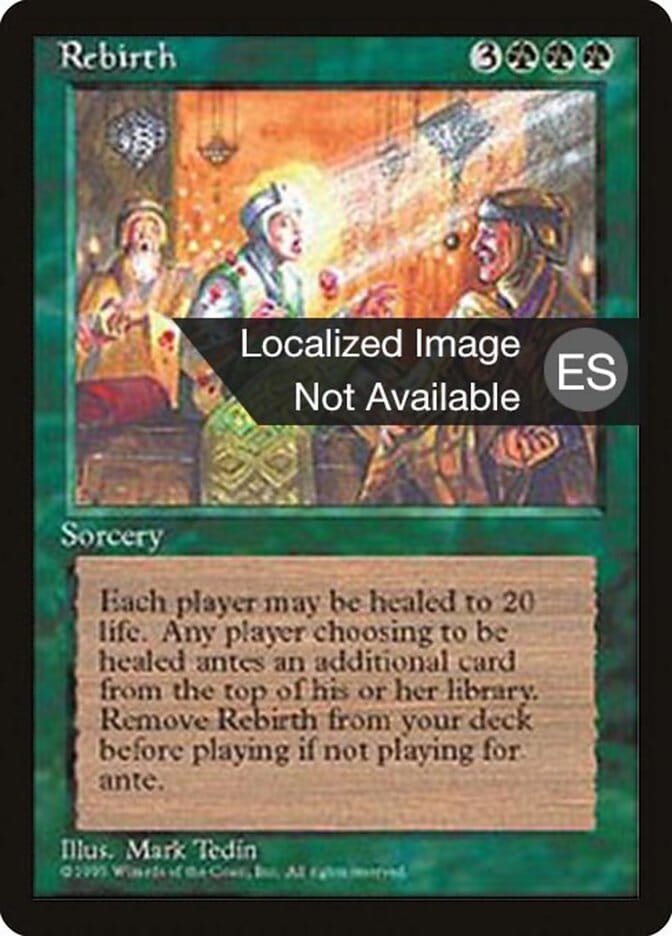 Rebirth [Fourth Edition (Foreign Black Border)] MTG Single Magic: The Gathering  | Multizone: Comics And Games
