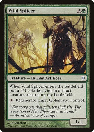Vital Splicer [New Phyrexia] MTG Single Magic: The Gathering  | Multizone: Comics And Games