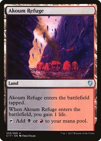Akoum Refuge [Commander 2017] MTG Single Magic: The Gathering  | Multizone: Comics And Games