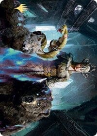 Kolvori, God of Kinship Art Card (Gold-Stamped Signature) [Kaldheim: Art Series] MTG Single Magic: The Gathering  | Multizone: Comics And Games