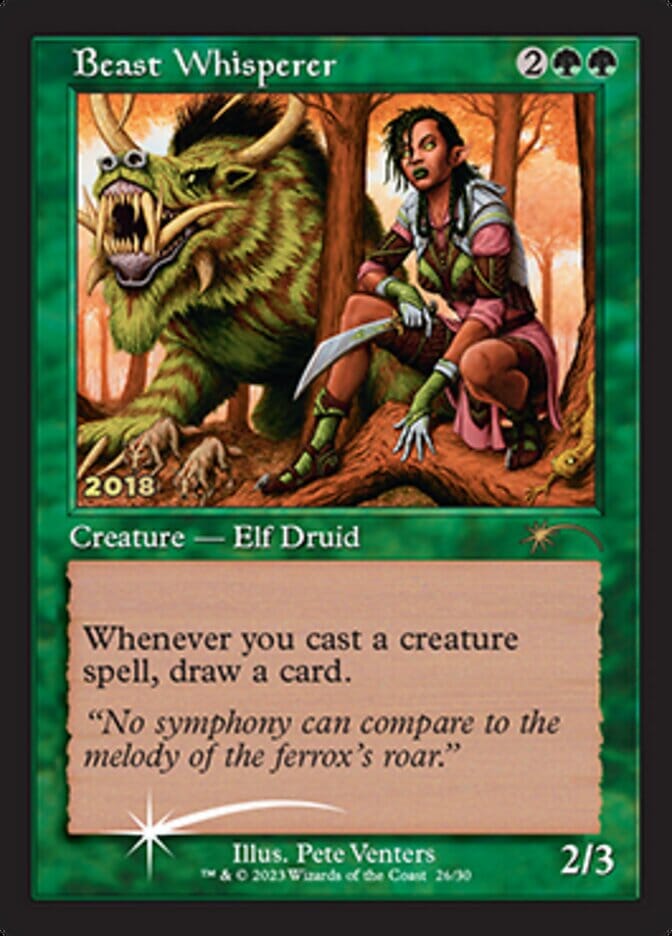 Beast Whisperer [30th Anniversary Promos] MTG Single Magic: The Gathering  | Multizone: Comics And Games