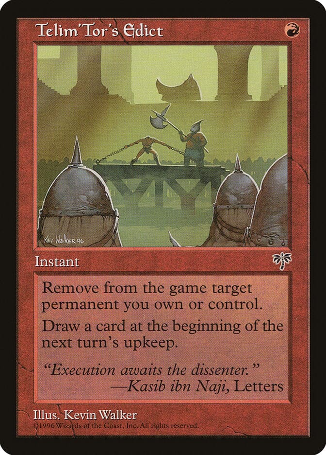 Telim'Tor's Edict [Mirage] MTG Single Magic: The Gathering  | Multizone: Comics And Games