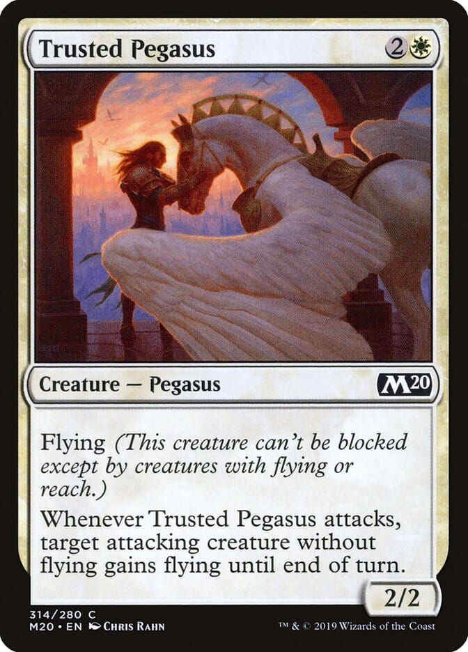 Trusted Pegasus [Core Set 2020] MTG Single Magic: The Gathering  | Multizone: Comics And Games