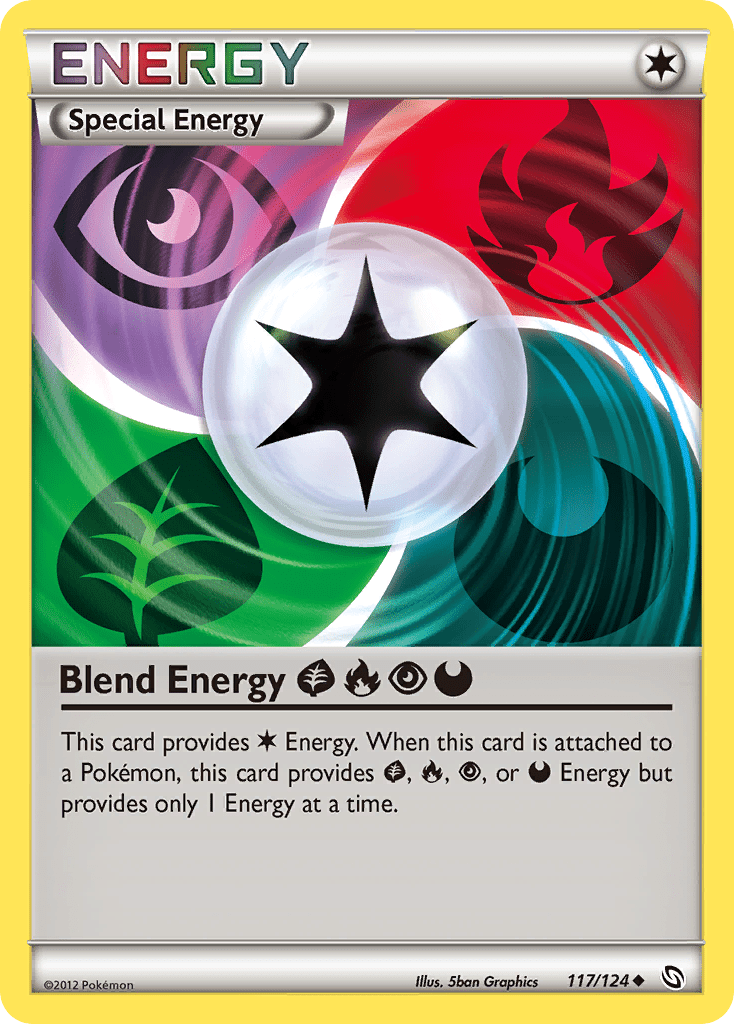 Blend Energy GrassFirePsychicDarkness (117/124) [Black & White: Dragons Exalted] Pokemon Single Pokémon  | Multizone: Comics And Games
