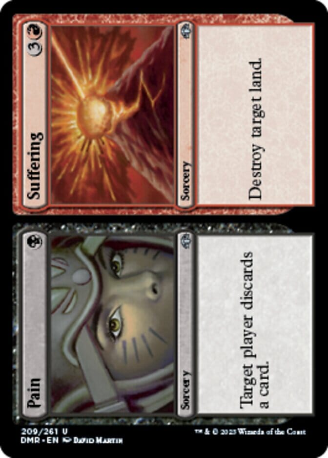 Pain // Suffering [Dominaria Remastered] MTG Single Magic: The Gathering  | Multizone: Comics And Games