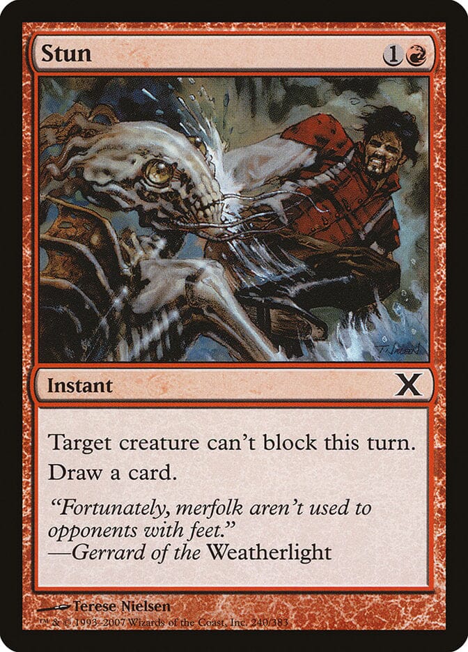 Stun [Tenth Edition] MTG Single Magic: The Gathering  | Multizone: Comics And Games