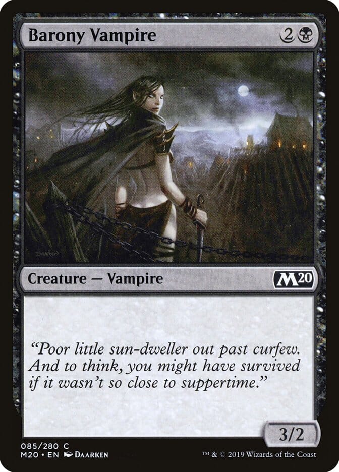 Barony Vampire [Core Set 2020] MTG Single Magic: The Gathering  | Multizone: Comics And Games