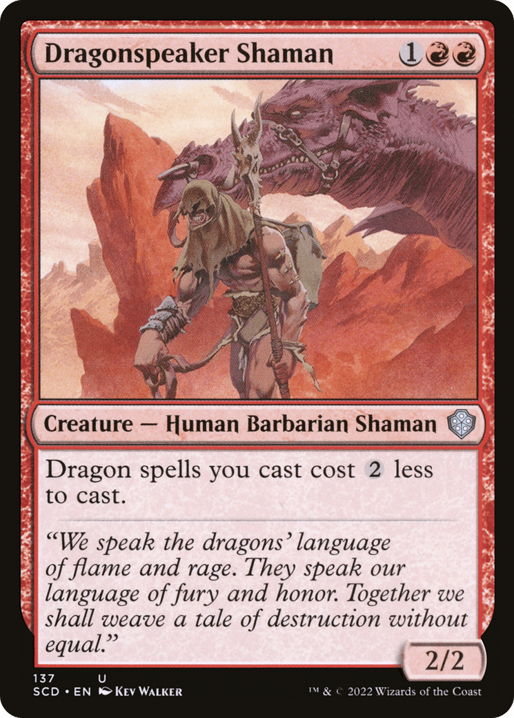 Dragonspeaker Shaman [Starter Commander Decks] MTG Single Magic: The Gathering  | Multizone: Comics And Games