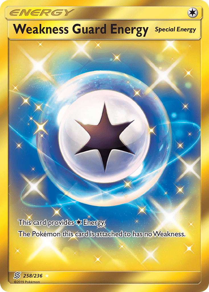 Weakness Guard Energy (258/236) [Sun & Moon: Unified Minds] Pokemon Single Pokémon  | Multizone: Comics And Games