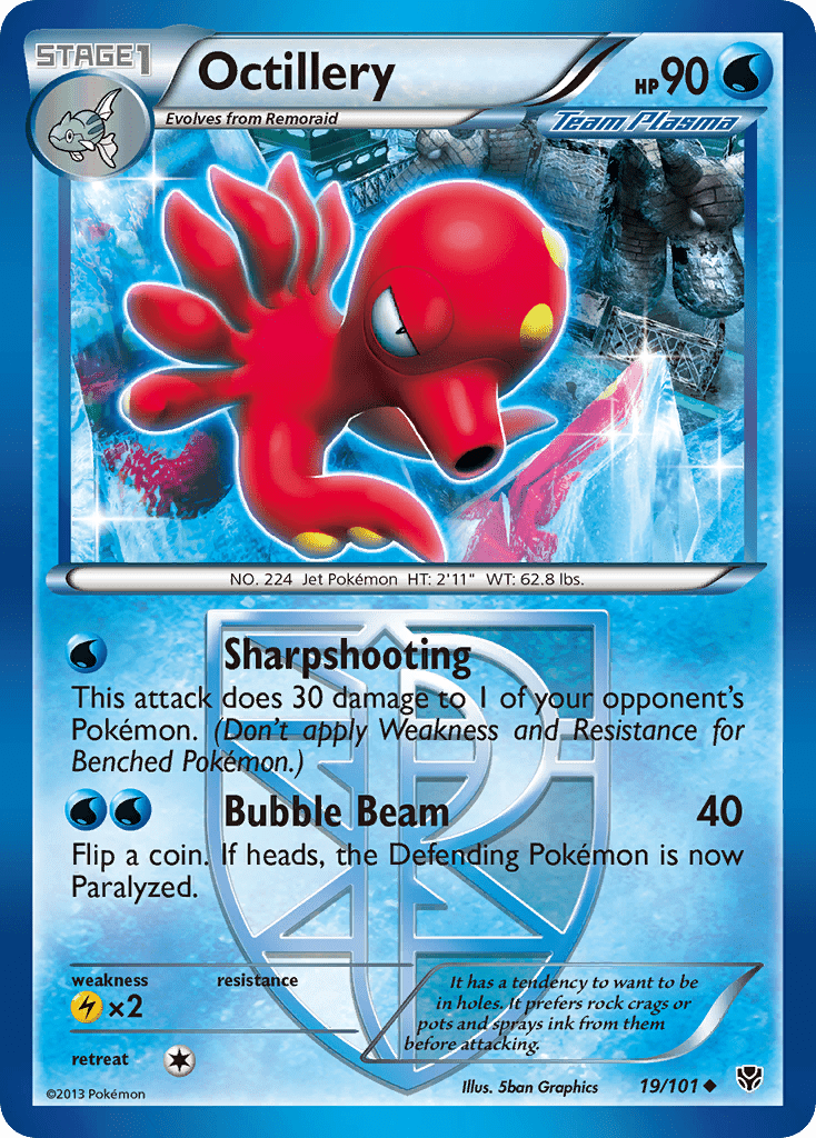 Octillery (19/101) [Black & White: Plasma Blast] Pokemon Single Pokémon  | Multizone: Comics And Games