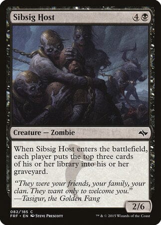 Sibsig Host [Fate Reforged] MTG Single Magic: The Gathering  | Multizone: Comics And Games