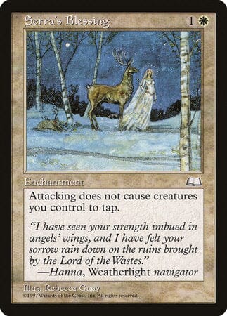 Serra's Blessing [Weatherlight] MTG Single Magic: The Gathering  | Multizone: Comics And Games