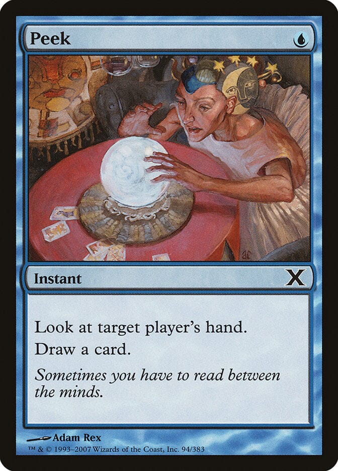 Peek [Tenth Edition] MTG Single Magic: The Gathering  | Multizone: Comics And Games