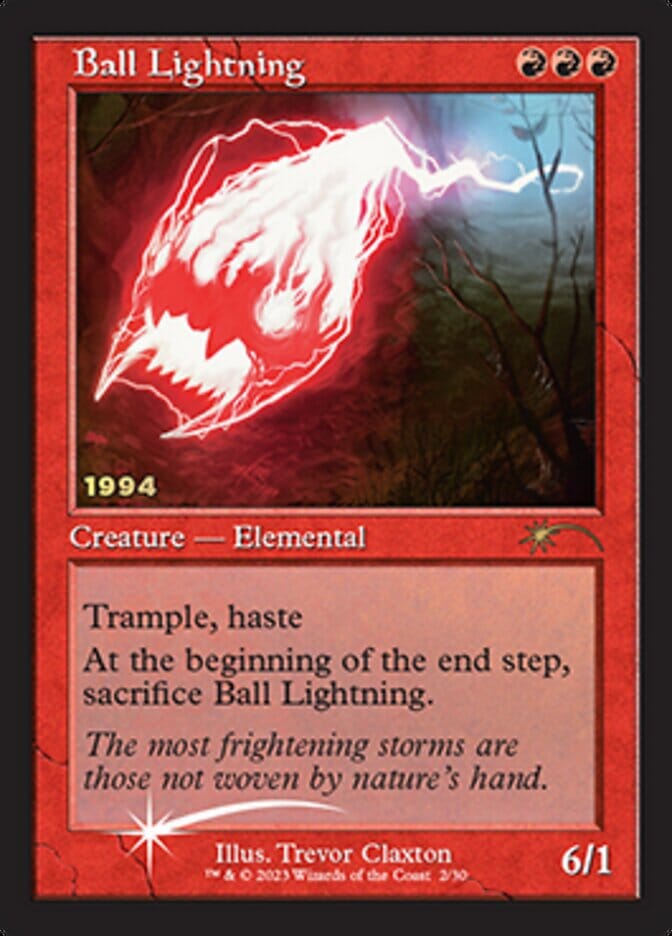 Ball Lightning [30th Anniversary Promos] MTG Single Magic: The Gathering  | Multizone: Comics And Games