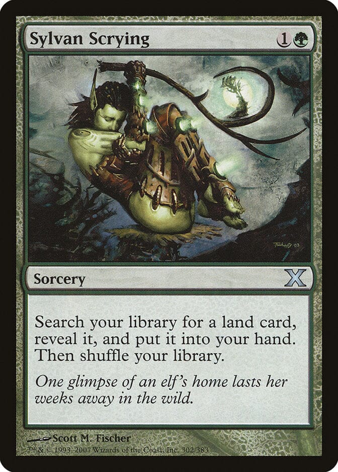 Sylvan Scrying [Tenth Edition] MTG Single Magic: The Gathering  | Multizone: Comics And Games