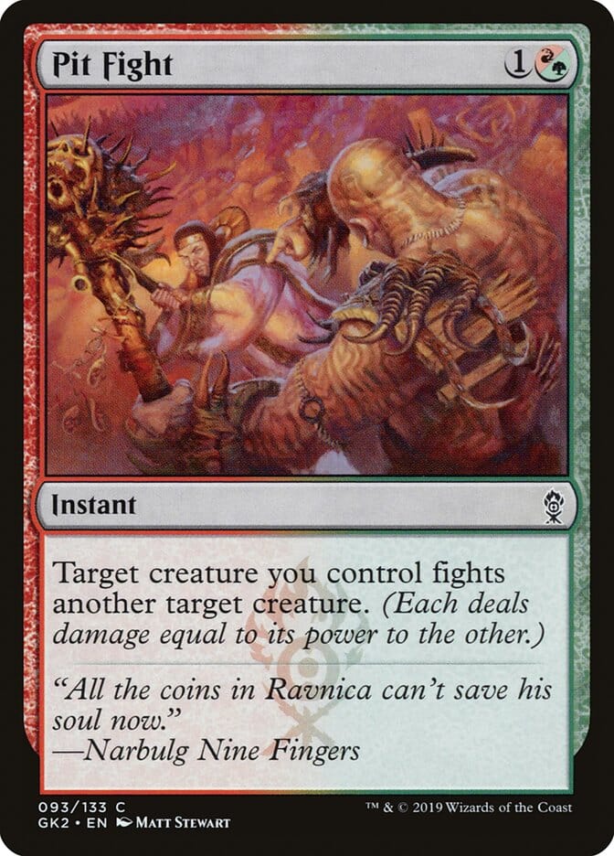 Pit Fight [Ravnica Allegiance Guild Kit] MTG Single Magic: The Gathering  | Multizone: Comics And Games