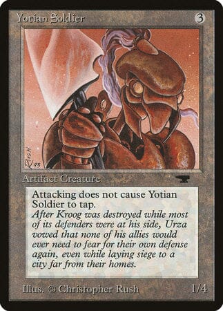 Yotian Soldier [Antiquities] MTG Single Magic: The Gathering  | Multizone: Comics And Games