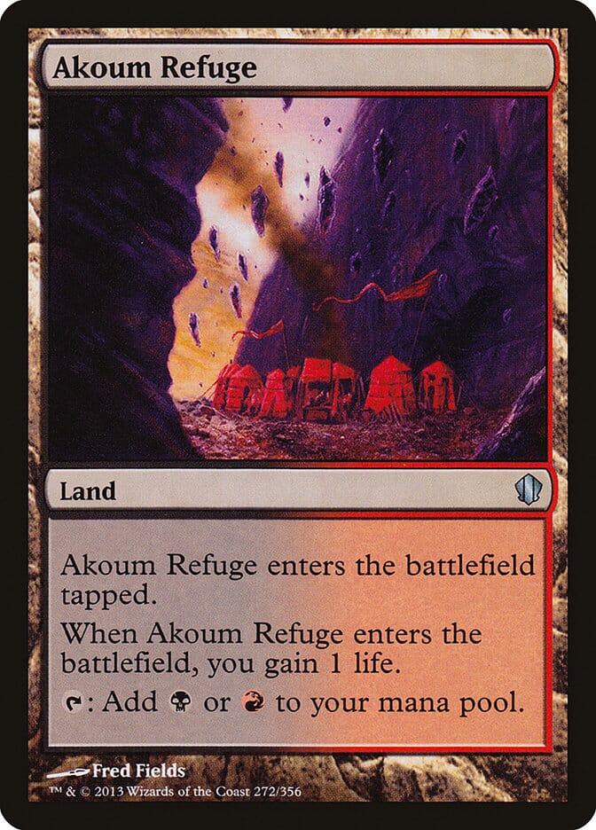 Akoum Refuge [Commander 2013] MTG Single Magic: The Gathering  | Multizone: Comics And Games