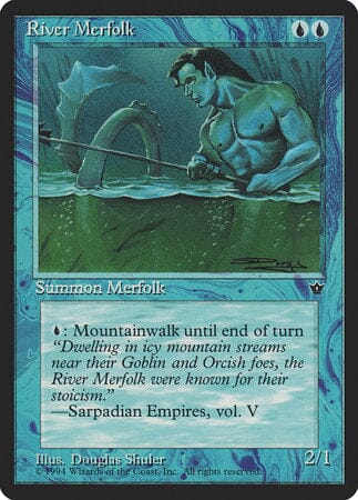 River Merfolk [Fallen Empires] MTG Single Magic: The Gathering  | Multizone: Comics And Games