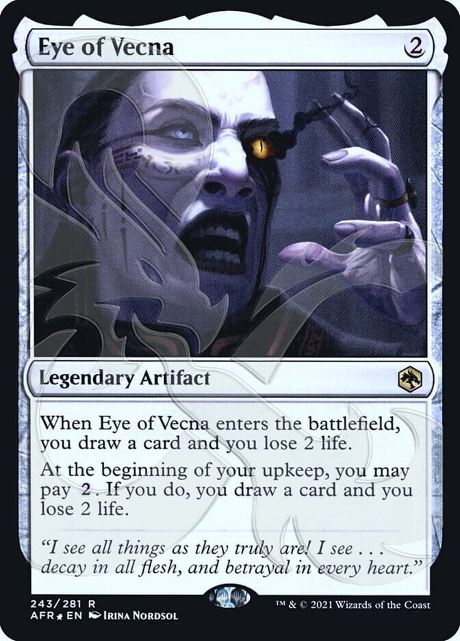 Eye of Vecna (Ampersand Promo) [Dungeons & Dragons: Adventures in the Forgotten Realms Promos] MTG Single Magic: The Gathering  | Multizone: Comics And Games