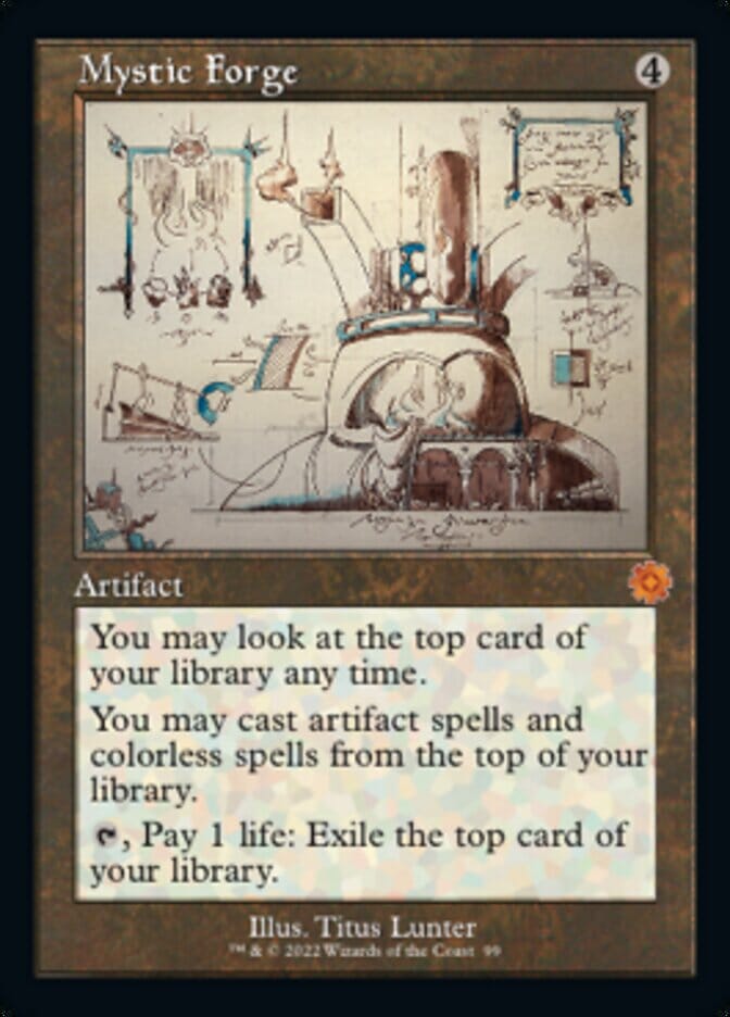 Mystic Forge (Retro Schematic) [The Brothers' War Retro Artifacts] MTG Single Magic: The Gathering  | Multizone: Comics And Games