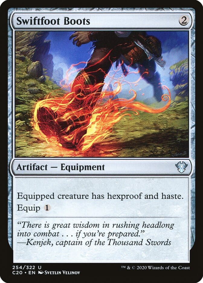 Swiftfoot Boots [Commander 2020] MTG Single Magic: The Gathering  | Multizone: Comics And Games