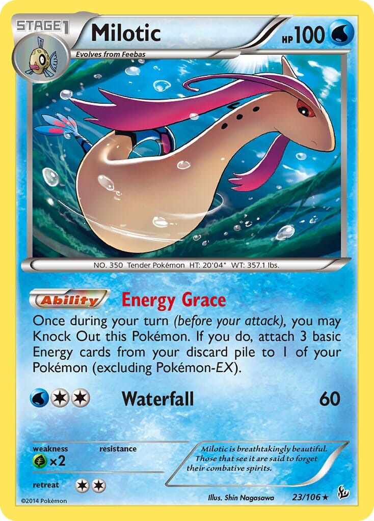 Milotic (23/106) (Theme Deck Exclusive) [XY: Flashfire] Pokemon Single Pokémon  | Multizone: Comics And Games