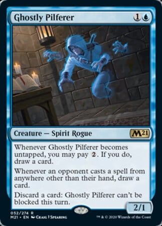 Ghostly Pilferer [Core Set 2021] MTG Single Magic: The Gathering  | Multizone: Comics And Games