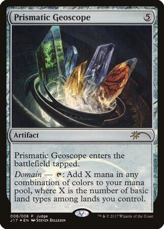 Prismatic Geoscope [Judge Gift Cards 2017] MTG Single Magic: The Gathering  | Multizone: Comics And Games